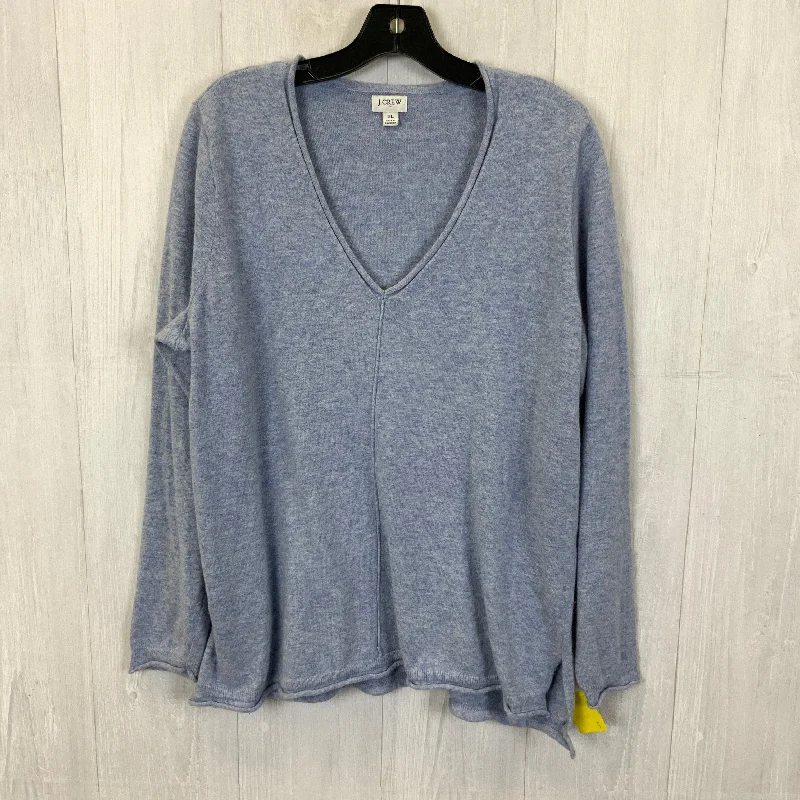 Top Long Sleeve By J. Crew In Blue, Size: Xl Polished Men's Silk