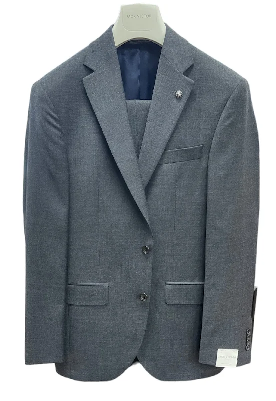 SUPER 120S SUIT - CHARCOAL Monochromatic Office Style