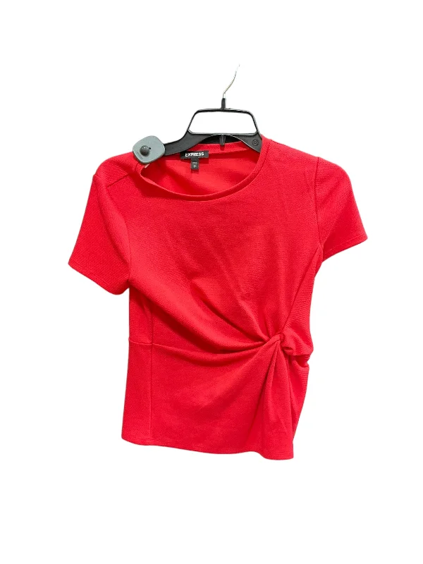 Red Top Short Sleeve Express, Size S Sharp Men's Italian