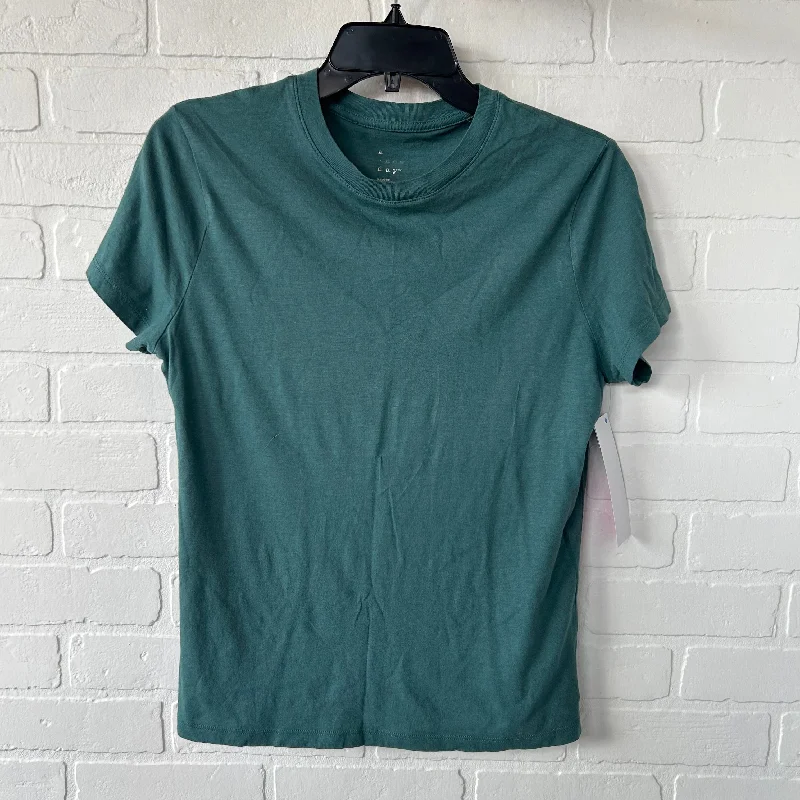 Top Short Sleeve Basic By A New Day In Green, Size: M Tough Men's Tactical