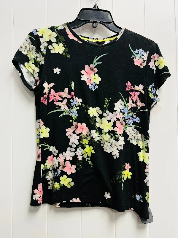 Top Short Sleeve By Ted Baker In Black, Size: Xs Beach