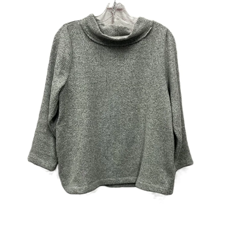 Top Long Sleeve By Loft In Grey, Size: M Relaxed Men's Australian 