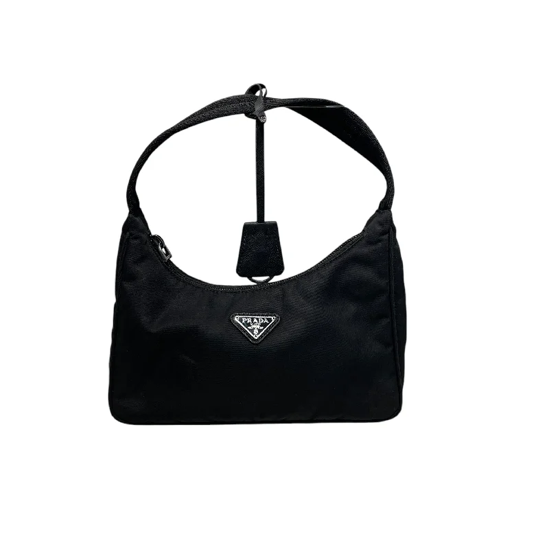 PRADA/Hand Bag/Nylon/BLK/Re-edition 2000 Elegant Men's Formal 