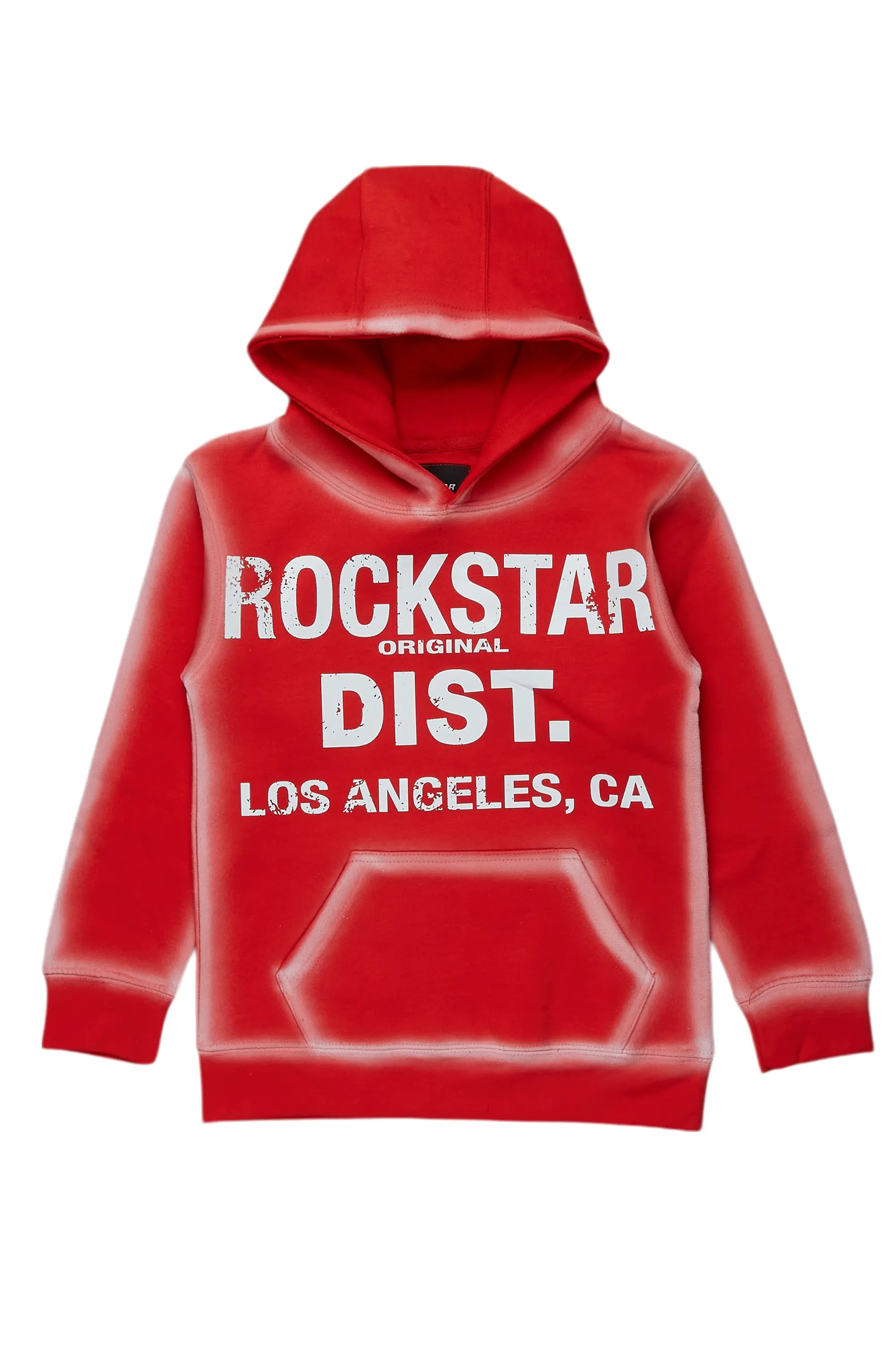 Boys Bridger Red Graphic Hoodie Tailored