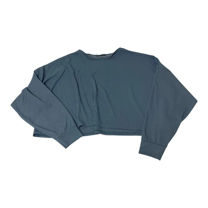 Top Long Sleeve Basic By Nasty Gal In Blue, Size: S Refined Men's Hand