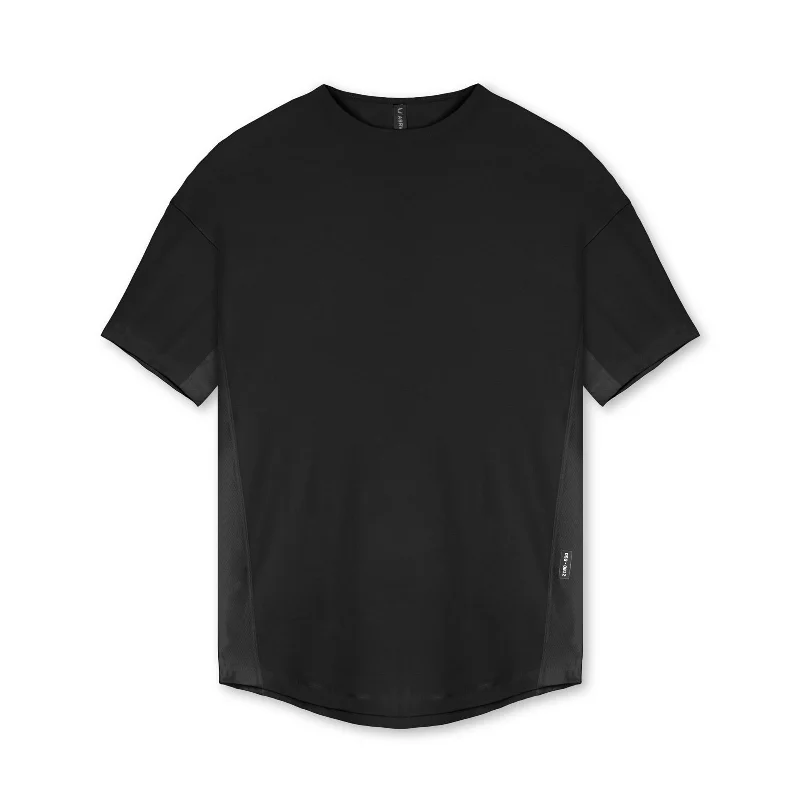 0612. CottonPlus™ Vented Tee - Black Hip Men's Urban Hip Men's Urban