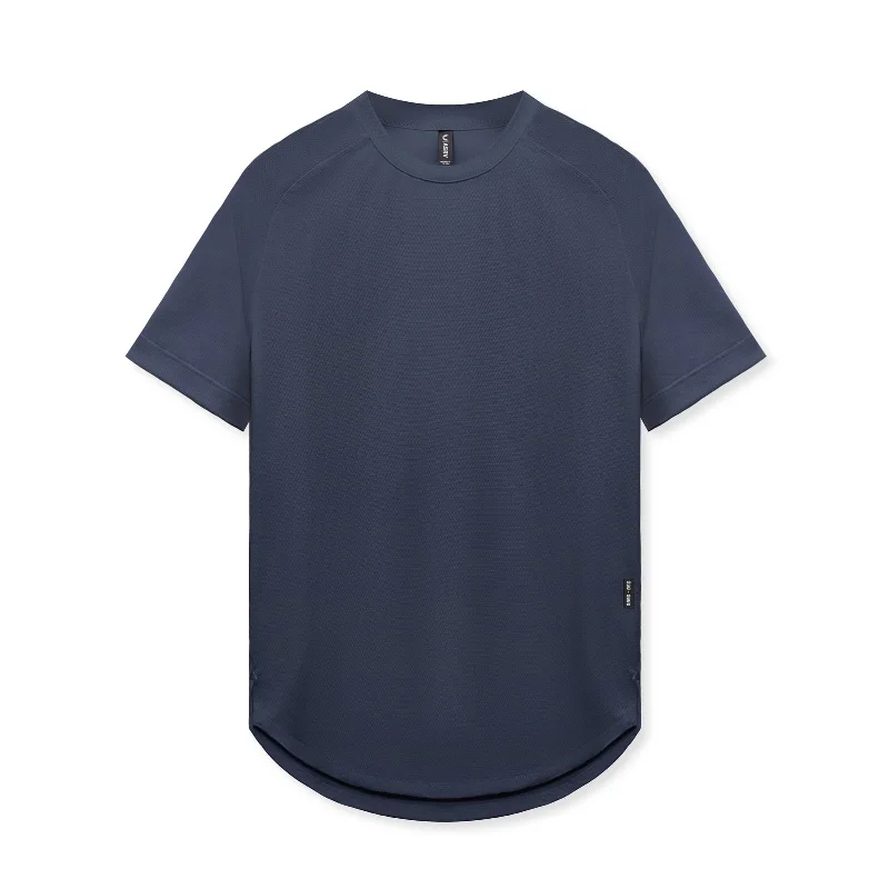 0660. AeroSilver® Established Tee - Navy Street Street