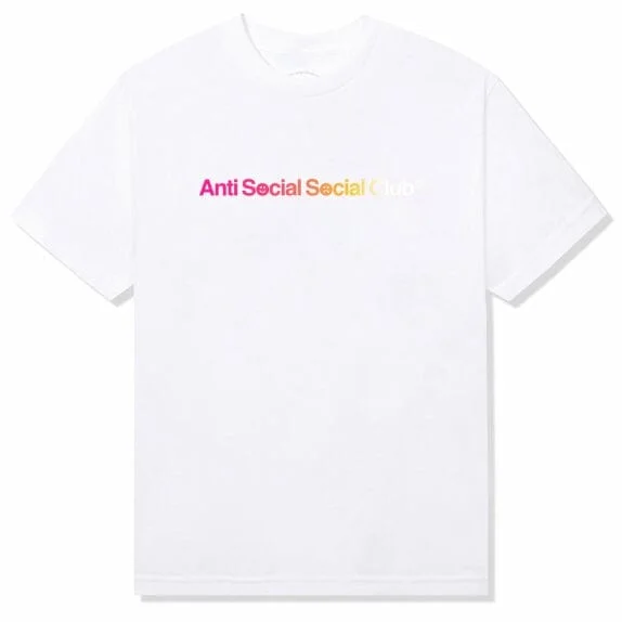 Anti Social Social Club Indoglo Tee (White) Sporty Men's Tennis Sporty Men's Tennis