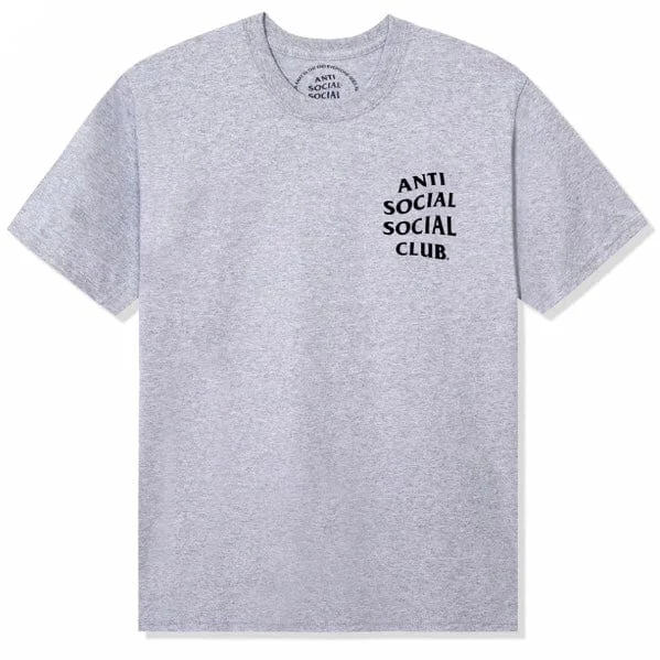 Anti Social Social Club Mind Games Tee (Athletic Heather) Casual Men's Japanese  Casual Men's Japanese 