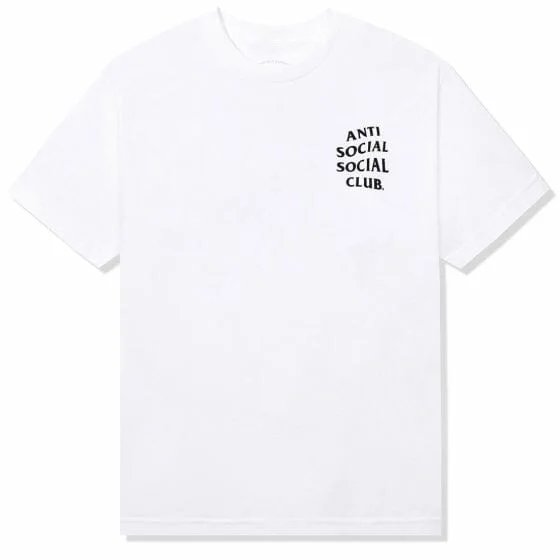 Anti Social Social Club Mind Games Tee (White) Modern Men's Geometric Modern Men's Geometric