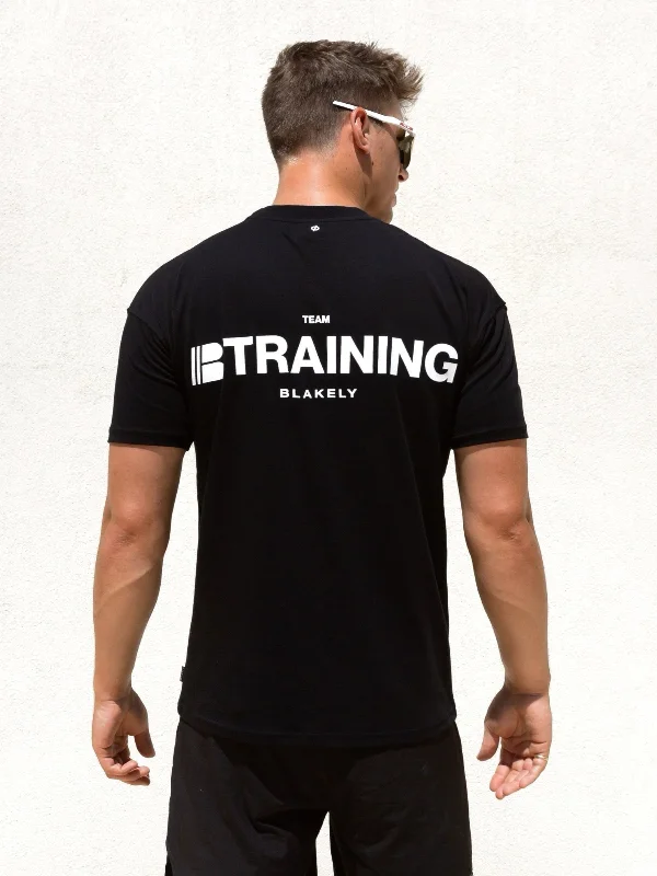 Apex Training T-Shirt - Black Trendy Men's Oversized Trendy Men's Oversized