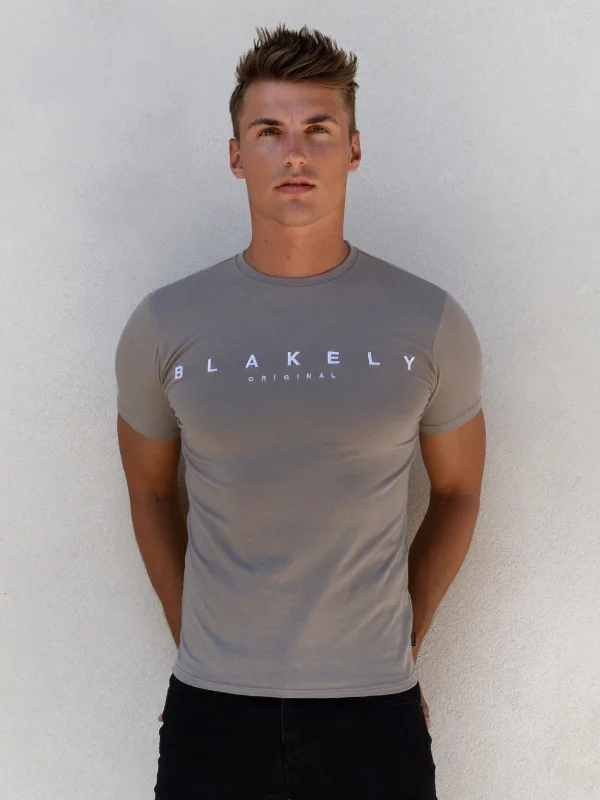 Huxon T-Shirt - Neutral Grey Business Business