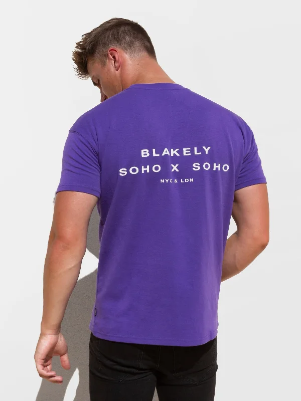 Soho Relaxed T-Shirt - Purple Rugged Men's Outdoor  Rugged Men's Outdoor 