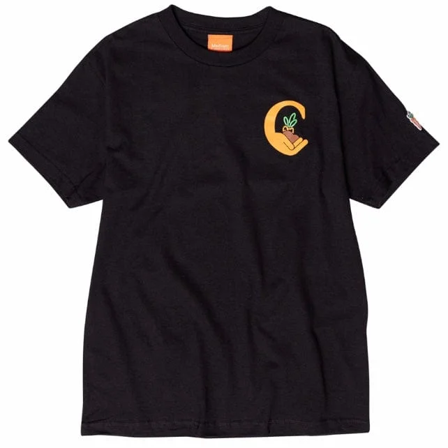 Carrots The Nation Tee (Black) Cool Men's Skate Cool Men's Skate