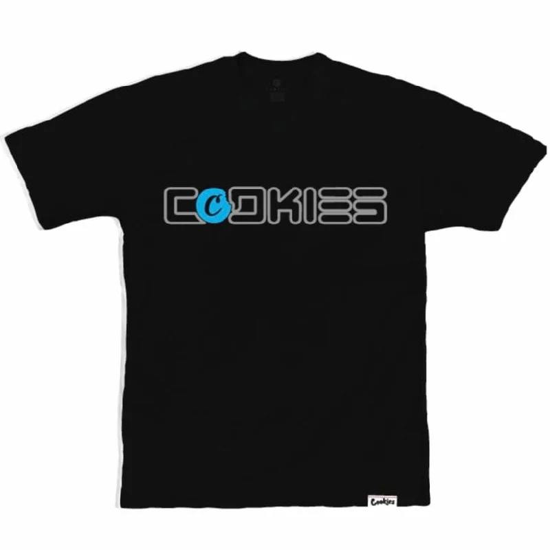 Cookies Formula 1 Racing SS Tee (Black/Cookies Blue) CM233TSP06 Streetwear Style Streetwear Style