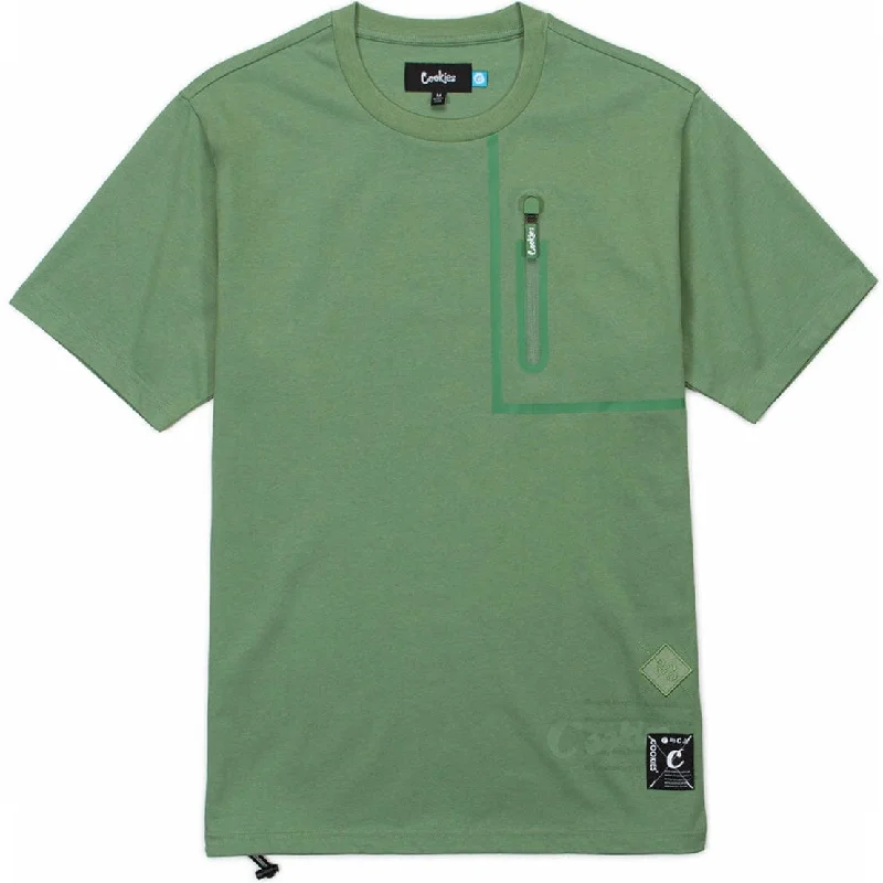 Cookies Key Largo Dri Fit Jersey SS Pocket Knit (Light Olive) CM232KST14 Confident Men's Power Confident Men's Power