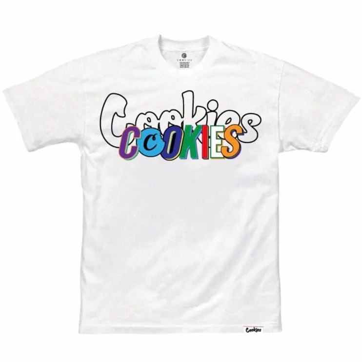 Cookies On The Block SS Tee (White) CM232TSP66 Sporty Men's Athleisure  Sporty Men's Athleisure 