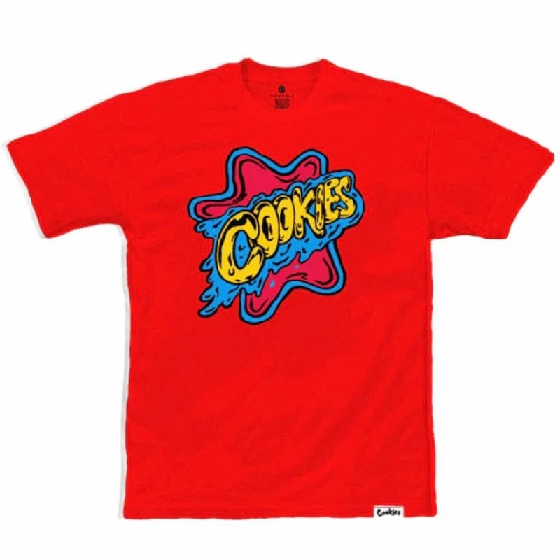 Cookies Record Store SS Tee (Red) CM233TSP32 Casual Men's Short Casual Men's Short