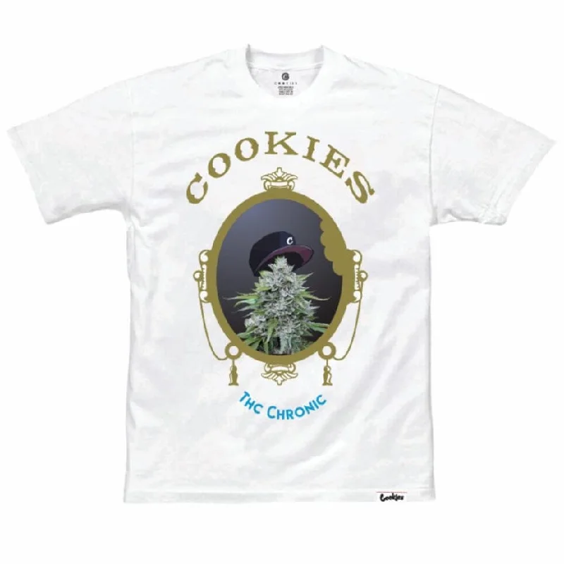 Cookies Thc Chronic SS Tee (White) CM232TSP59 Casual Men's Short Casual Men's Short