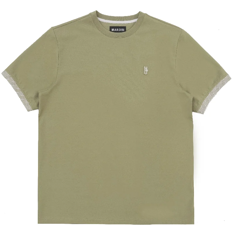 M275 Makobi Luciano Tee - Olive Elegant Men's Formal  Elegant Men's Formal 