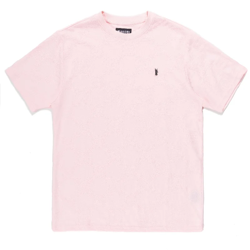 M335 Caspar Embossed Tee - Pink Dynamic Men's Moto Dynamic Men's Moto