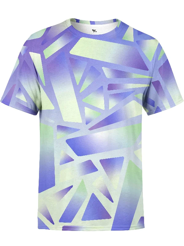 Electric Stained Glass (Indigo Ice) Unisex Crew Trendy Men's Oversized Trendy Men's Oversized