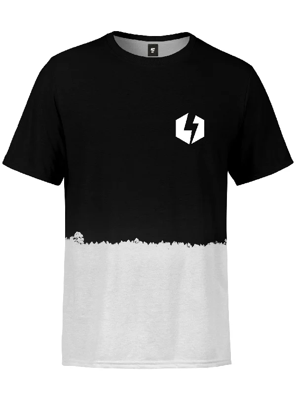 Electro Bolt (B&W) Unisex Crew Sporty Men's Tennis Sporty Men's Tennis