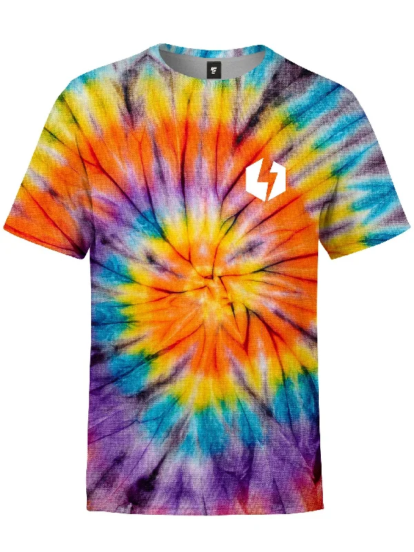 Electro Bolt (Classic Tie Dye) Unisex Crew Stylish Men's Neon Stylish Men's Neon