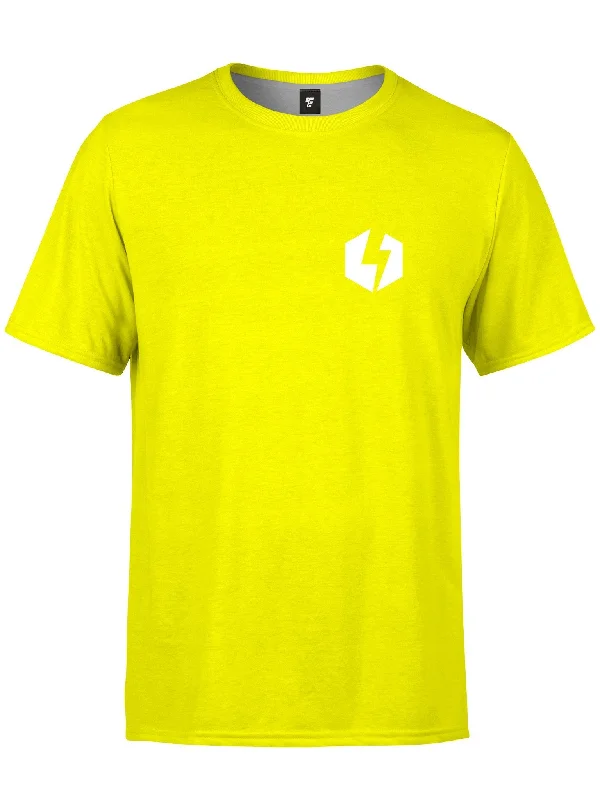 Electro Bolt (Yellow) Unisex Crew Earthy Men's Hemp Earthy Men's Hemp