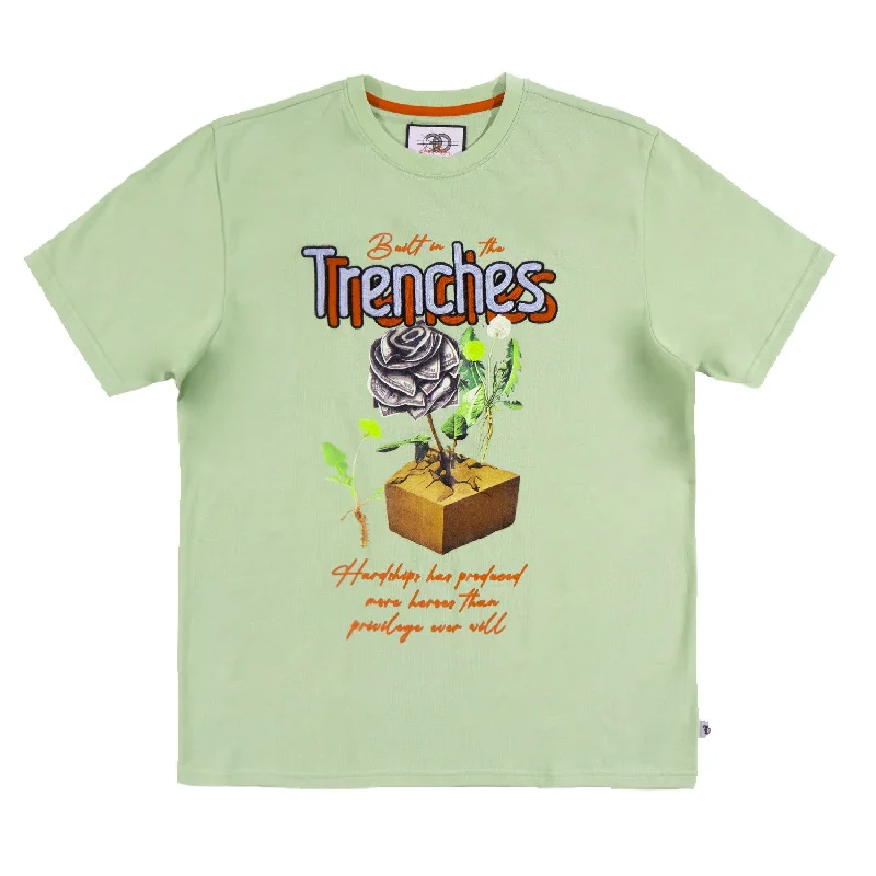 F142 Trenches Tee - Olive Elegant Men's Formal  Elegant Men's Formal 