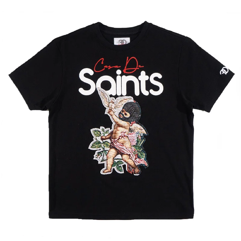 F165 Saint Angel Tee - Black Practical Men's Multi Practical Men's Multi