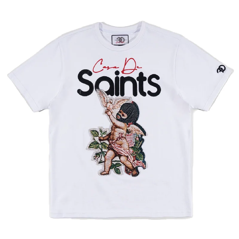 F165 Saint Angel Tee - White Refined Men's European Refined Men's European