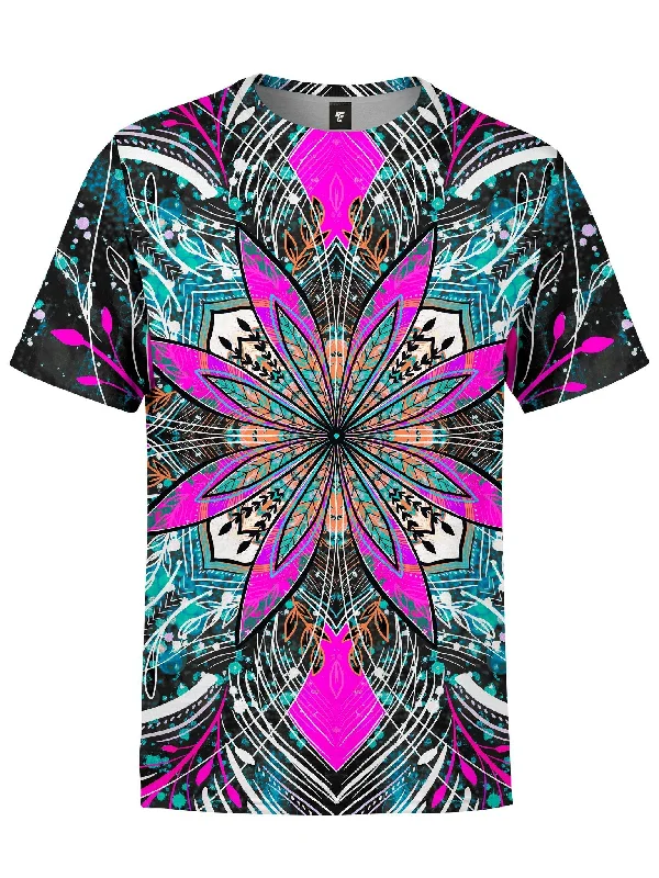 Floral Burst Unisex Crew Polished Men's Satin Polished Men's Satin