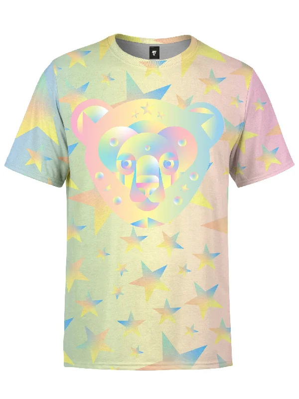 Galactic Bear Unisex Crew Cool Men's Distressed Cool Men's Distressed