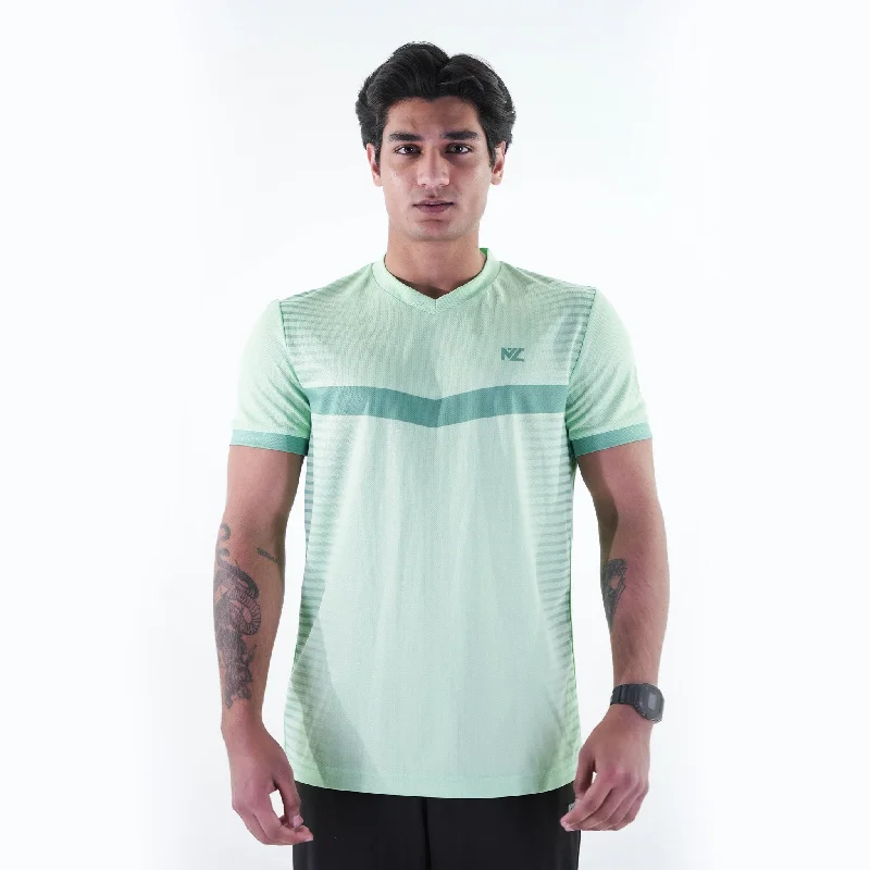 Gravity Sublimated Tee Green Ash Modern Men's Geometric Modern Men's Geometric