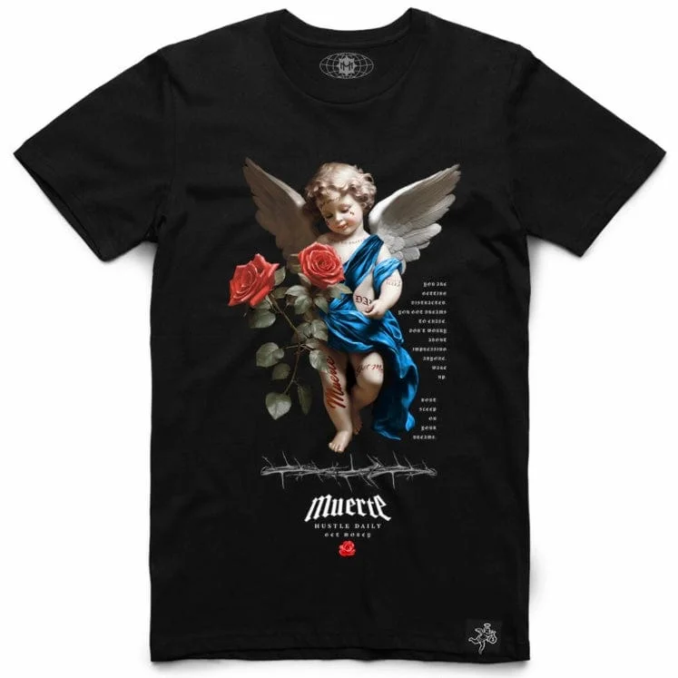 Hasta Muerte Hustle Daily Dreams To Chase T Shirt (Black) Cclassic Men's Tweed Cclassic Men's Tweed