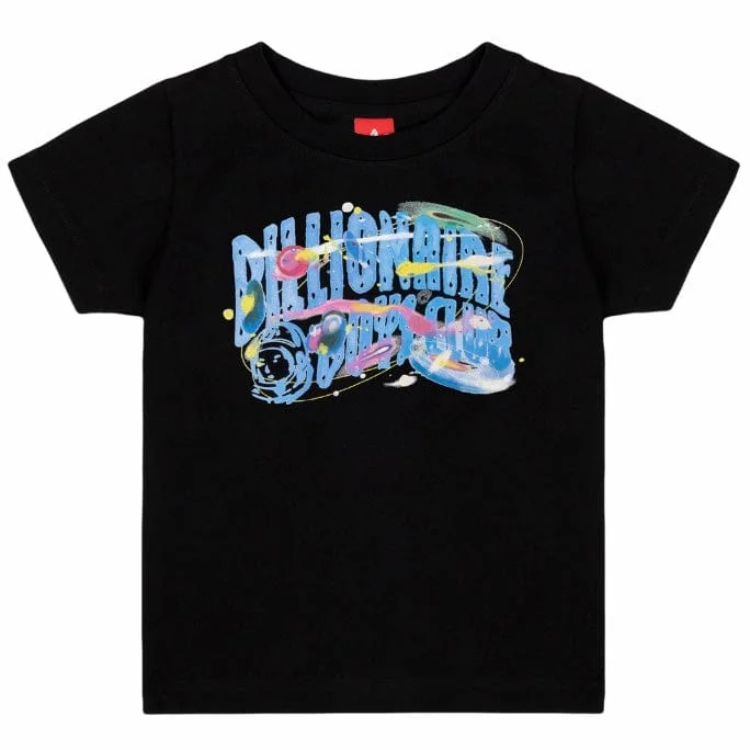 Kids Billionaire Boys Club BB Galaxy SS Tee (Black) 833-6201 Trendy Men's Oversized Trendy Men's Oversized