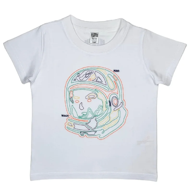 Kids Billionaire Boys Club BB Helmet SS Knit (White) 833-3304 Youthful Men's Anime Youthful Men's Anime