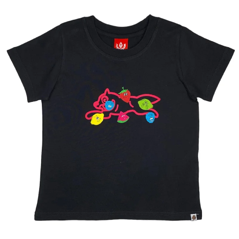 Kids Ice Cream Fruit SS Tee (Black) 433-3206 Hip Men's Retro Hip Men's Retro