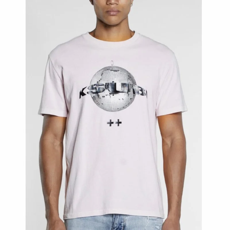 Ksubi Disco Kash SS Tee (Dusti Pink) MPF23TE024 Bohemian Men's Free Bohemian Men's Free