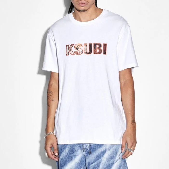 Ksubi Ecology Kash SS Tee (Tru White) MPF23TE010 Polished Men's Silk Polished Men's Silk