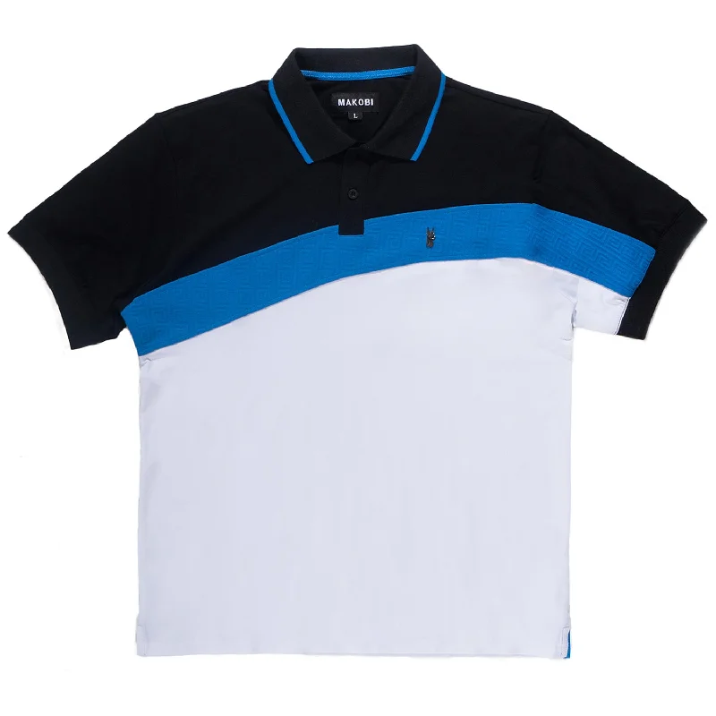 M333 Colton Polo Shirt - White Dynamic Men's Glow Dynamic Men's Glow