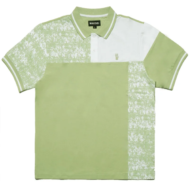 M373 Bergamo Polo Shirt - Olive Refined Men's European Refined Men's European