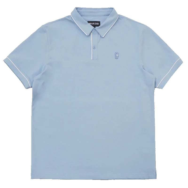 M383 Makobi Luciano Polo Shirt - Blue Cozy Men's Sherpa Cozy Men's Sherpa