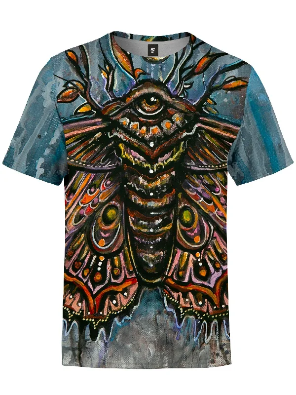 Third Eye Moth Unisex Crew Trendy Men's Oversized Trendy Men's Oversized