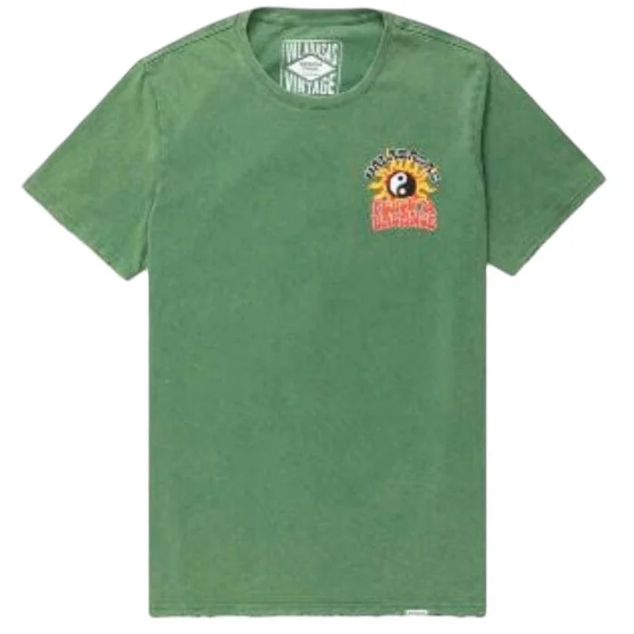 Valabasas "All Balanced" Tee (Vintage Grass Green) VLBS90048 Relaxed Men's Beach Relaxed Men's Beach