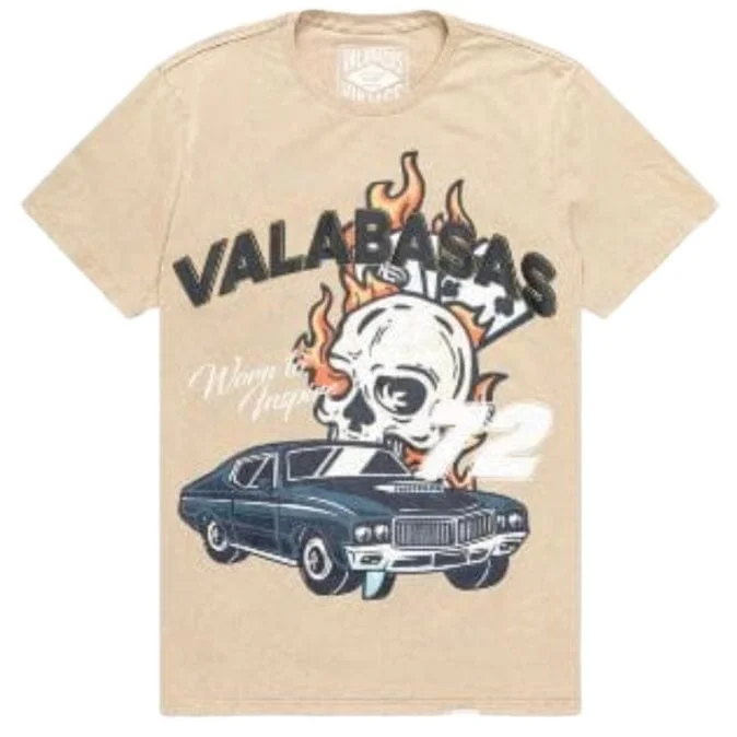 Valabasas "Raw Deal" Tee (Vintage Shallow Khaki) VLBS9007 Athletic Men's Compression Athletic Men's Compression