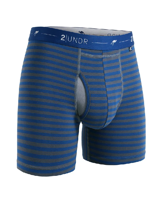 2UNDR Day Shift Boxer Brief Stripes 2U13BB Masculine Men's Thick Masculine Men's Thick