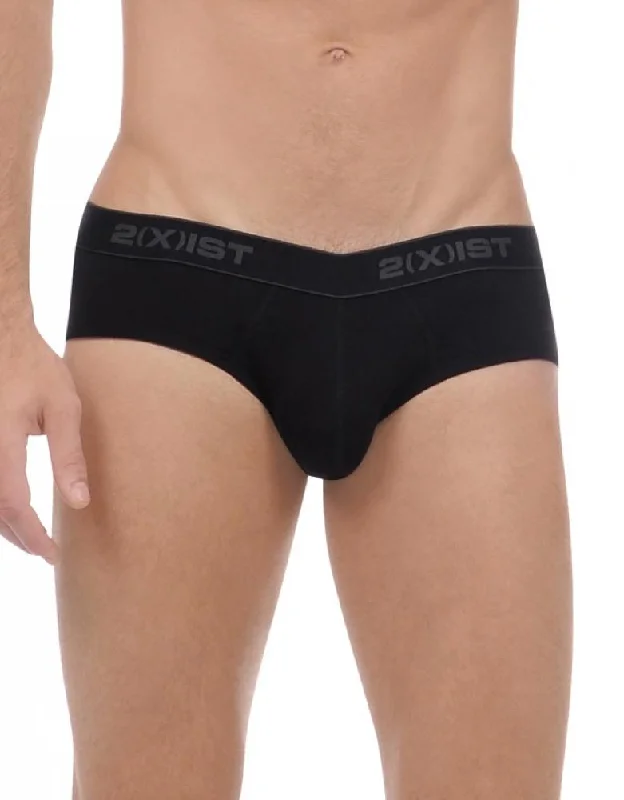 2xist 3-Pack Cotton No-Show Brief 020320 Confident Men's High Confident Men's High