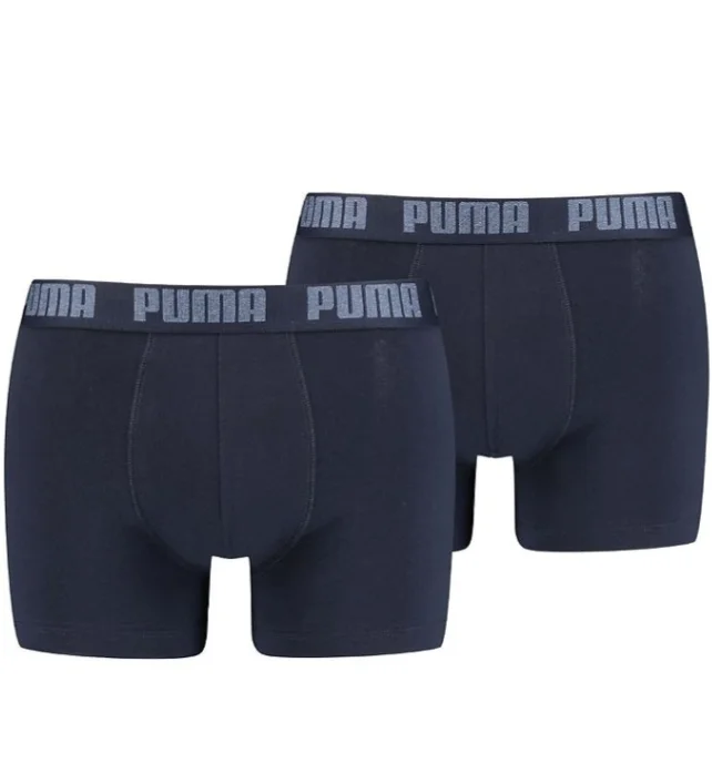 521015001321, Puma, Men's 2Pk Boxers - Navy Adventure Adventure